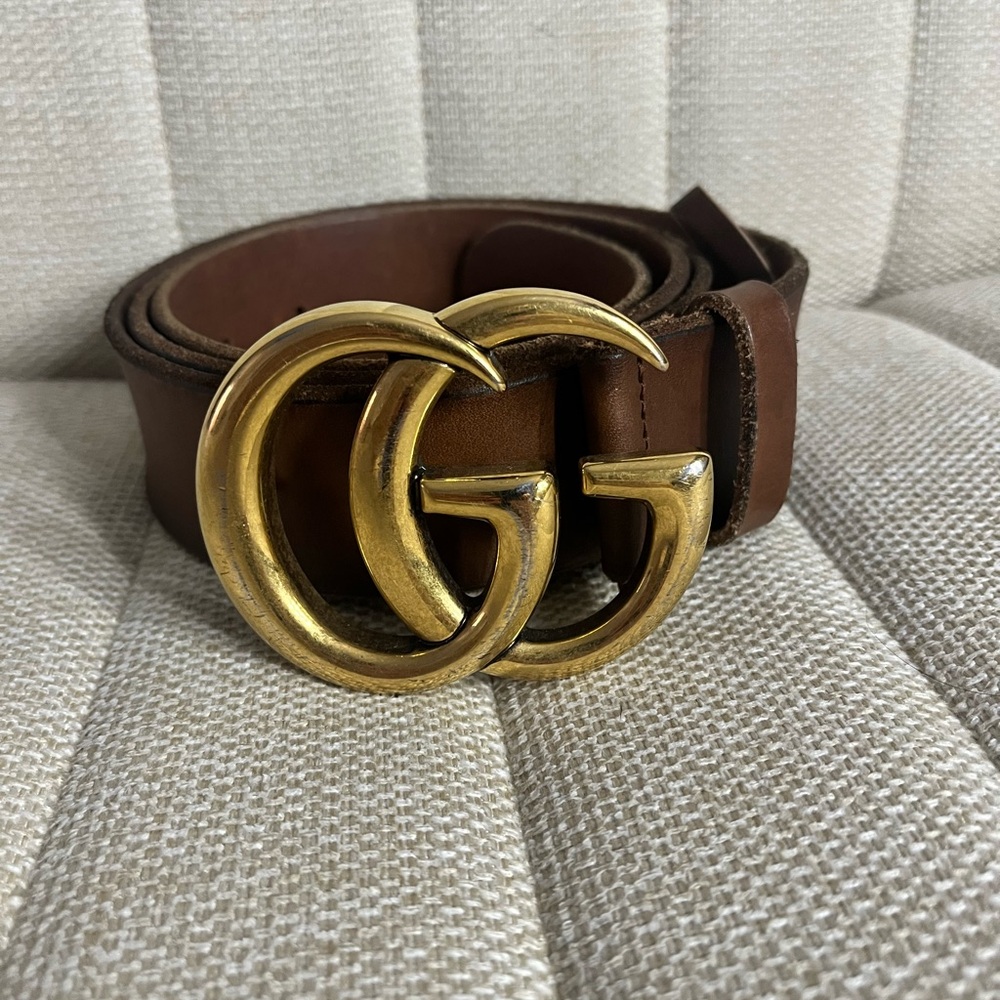 GUCCI GG Marmont Wide Belt